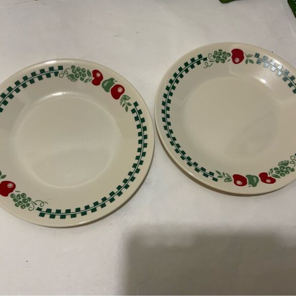 2 Corelle Farm Fresh 6.75'' Bread & Butter / Dessert plate 6 3/4''  G7 - Picture 2 of 5